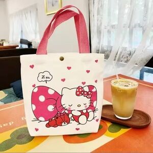 Hello Kitty Pink and White Sleepy Tote